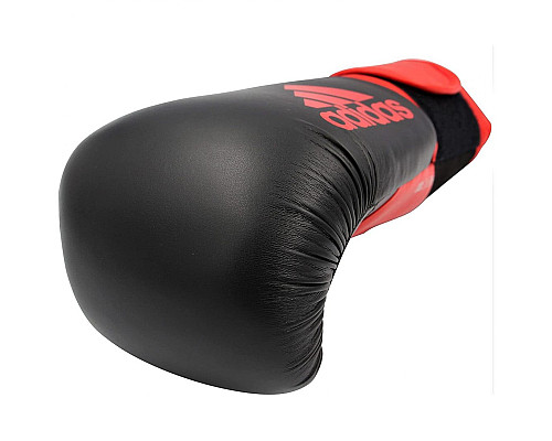 Рукавички боксерські ADIDAS Hybrid 100 розмір 12 унцій, чорно-червоні