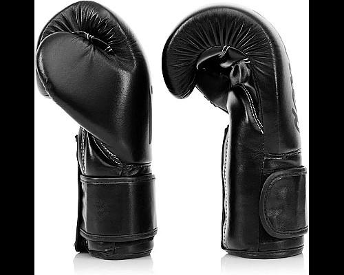 Рукавички боксерські з бинтами Fairtex BGV14SB 16 унцій, чорні