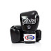 Рукавички боксерські шкіряні з бинтами Fairtex BGV1 18 унцій, чорні