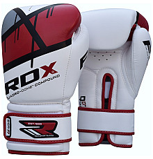 Рукавички боксерські RDX Rex Leather 12 унцій, різнокольорові
