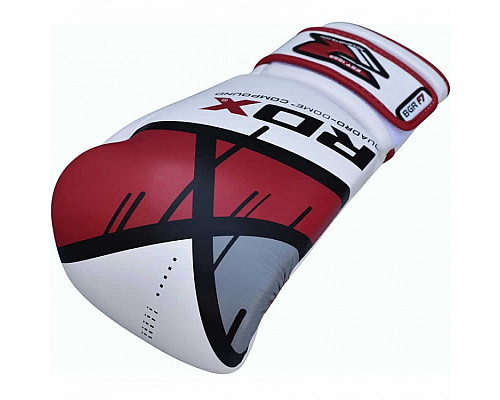 Рукавички боксерські RDX Rex Leather 12 унцій, різнокольорові