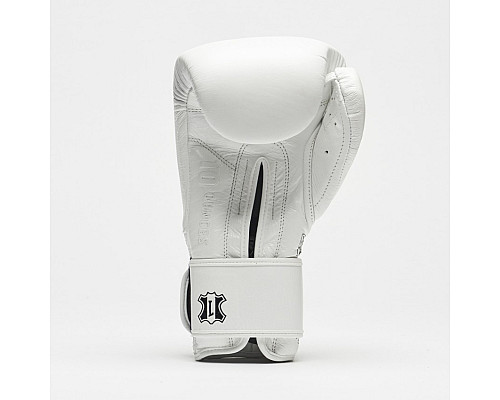 Боксерські рукавички Leone Greatest 10 унцій, біло-чорні