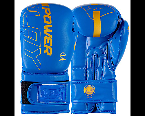 Рукавички боксерські PowerPlay 3089 Alpha розмір 12 унцій, сині
