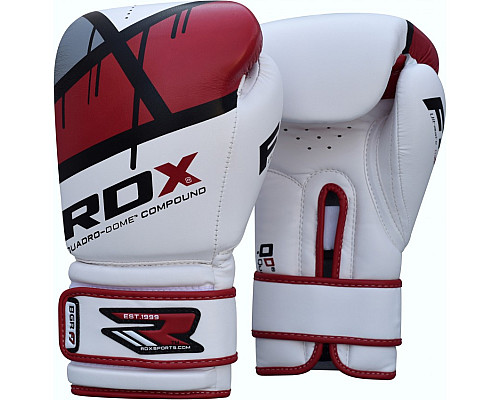 Рукавички боксерські RDX Rex Leather 8 унцій, різнокольорові