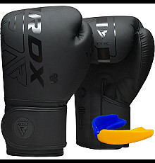 Рукавички боксерські з капою RDX F6 Kara Matte розмір 16 унцій, чорні