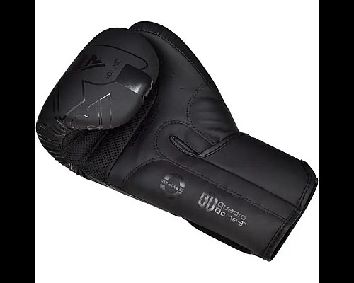 Рукавички боксерські з капою RDX F6 Kara Matte розмір 16 унцій, чорні