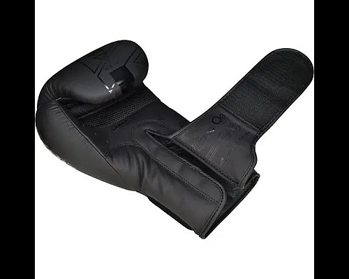 Рукавички боксерські з капою RDX F6 Kara Matte розмір 16 унцій, чорні