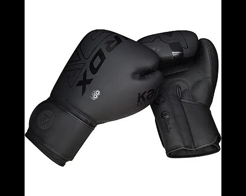 Рукавички боксерські з капою RDX F6 Kara Matte розмір 16 унцій, чорні