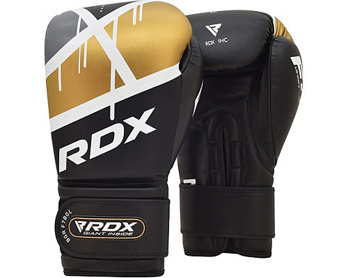 Рукавички боксерські RDX Rex Leather 10 унцій, різнокольорові