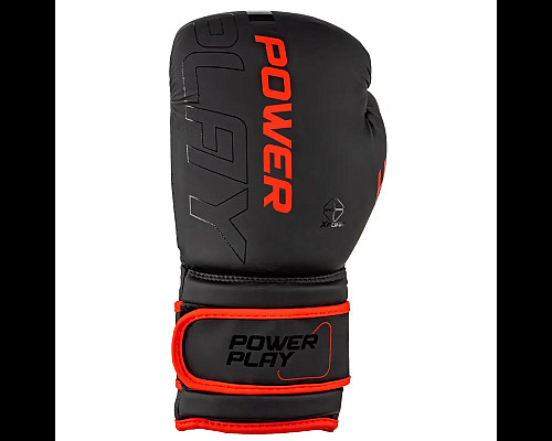 Рукавички боксерські PowerPlay 3024 Ultra Mat розмір 8 унцій, чорно-червоні