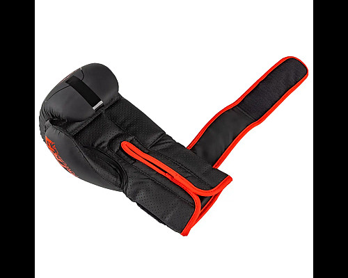 Рукавички боксерські PowerPlay 3024 Ultra Mat розмір 8 унцій, чорно-червоні