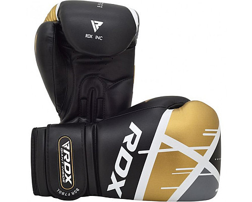 Рукавички боксерські RDX Rex Leather 12 унцій, різнокольорові