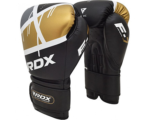 Рукавички боксерські RDX Rex Leather 14 унцій, різнокольорові