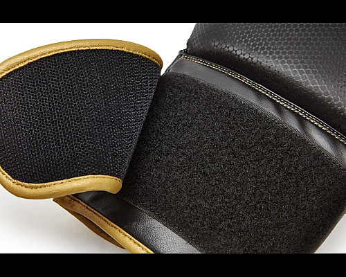 Боксерські рукавиці Reebok Boxing Gloves 14 унцій, чорно-золотисті