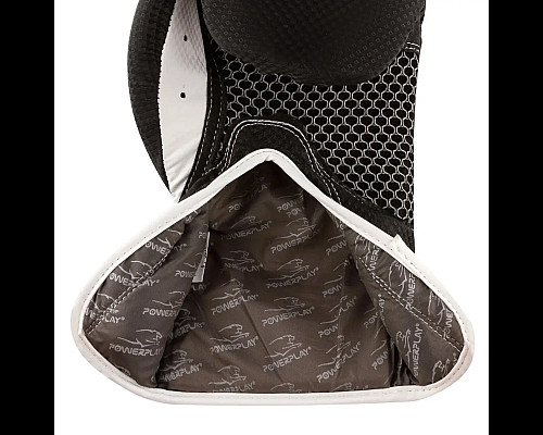 Рукавички боксерські з капою PowerPlay 3011 Evolutions 16 унцій, чорно-білі