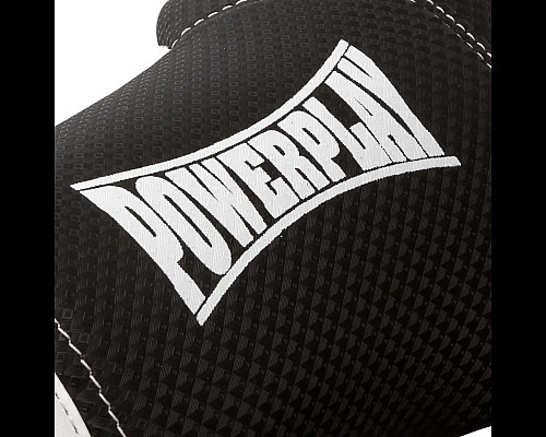 Рукавички боксерські з капою PowerPlay 3011 Evolutions 16 унцій, чорно-білі