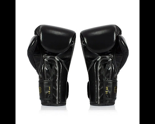 Рукавички боксерські з бинтами Fairtex BGVG1 розмір 16 унцій, чорні