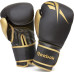 Боксерські рукавиці Reebok Boxing Gloves 12 унцій чорно-золотисті