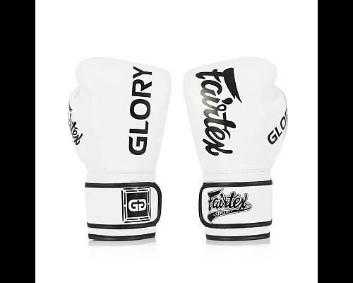 Рукавички боксерські з бинтами Fairtex BGVG1 розмір 10 унцій, білі