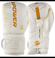 Рукавички боксерські PowerPlay 3089 Alpha розмір 10 унцій, білі