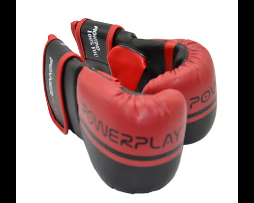 Рукавички снарядні PowerPlay 3025 розмір S, чорно-червоні