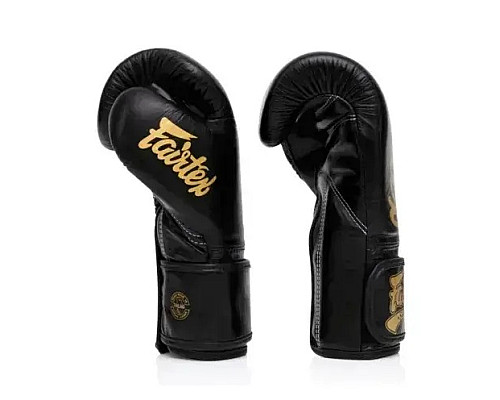Рукавички боксерські з бинтами Fairtex BGVG1 розмір 10 унцій, чорні