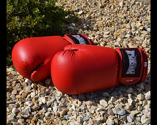 Рукавички боксерські PowerPlay 3004 Classic розмір 8 унцій, червоні