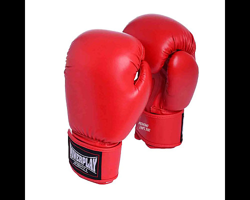 Рукавички боксерські PowerPlay 3004 Classic розмір 8 унцій, червоні