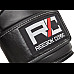 Боксерські рукавиці Reebok Combat Leather Boxing Gloves 10 унцій, чорно-білі