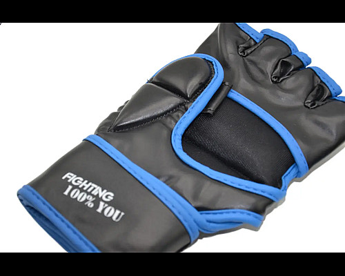 Рукавички для MMA PowerPlay 3058 розмір XL, чорно-сині