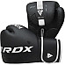 Рукавички боксерські з капою RDX F6 Kara Matte розмір 16 унцій, чорно-білі