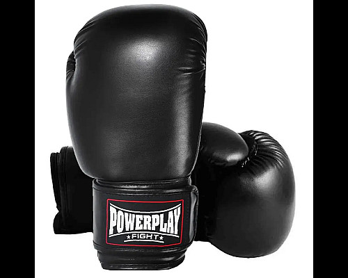 Рукавички боксерські PowerPlay 3004 Classic розмір 6 унцій, чорні