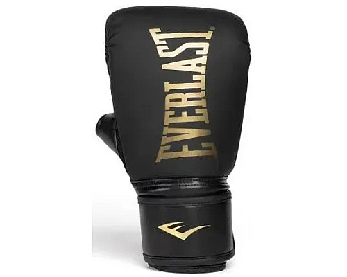 Боксерські рукавиці Everlast CARDIO ELITE BAG GLOVES S/M унцій, чорно-золотистий