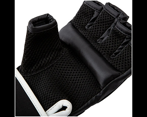 Рукавички для кікбоксингу EVERLAST CORE розмір S/M, чорно-білі
