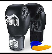Рукавички боксерські з капою Phantom Ultra 16 унцій, чорні