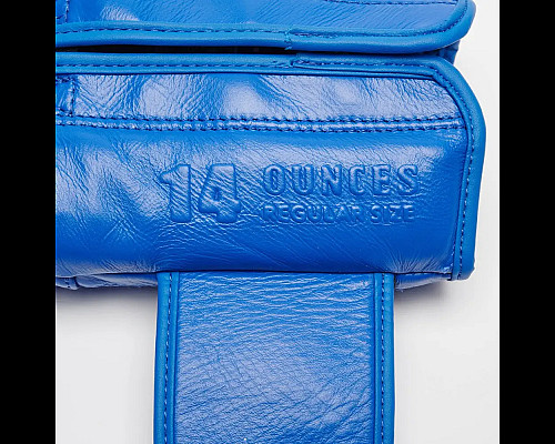 Рукавички боксерські з бинтами Leone GN111 THE GREATEST розмір 12 унцій, сині