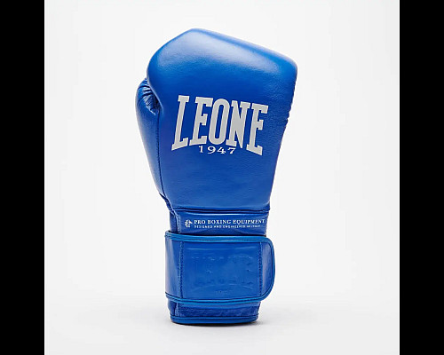 Рукавички боксерські з бинтами Leone GN111 THE GREATEST розмір 14 унцій, сині