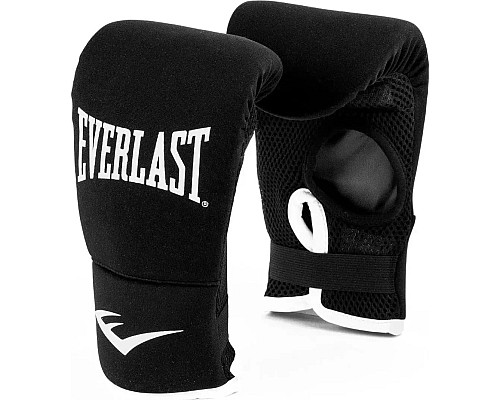 Боксерські рукавиці Everlast CORE SLIP ON BOXING GLOVE чорні-білий