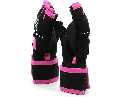 Рукавички жіночі Everlast EVERGEL HAND WRAPS розмір S/M, чорно-рожеві
