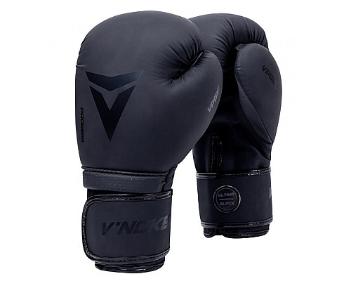 Рукавички боксерські V`Noks Ultima 16 унцій, чорні