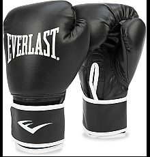 Боксерські рукавиці Everlast CORE 2 TRAINING GLOVE унцій S/M, чорно-білі