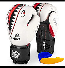 Рукавички боксерські з капою Phantom Fight Squad 16 унцій, білі