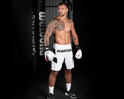Рукавички боксерські з капою Phantom Fight Squad 16 унцій, білі