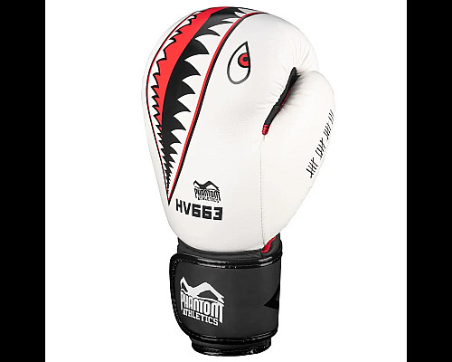 Рукавички боксерські з капою Phantom Fight Squad 16 унцій, білі