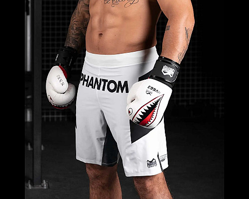 Рукавички боксерські з капою Phantom Fight Squad 16 унцій, білі