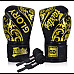 Рукавички боксерські з бинтами Fairtex BGVG2 Velcro розмір 14 унцій, чорні