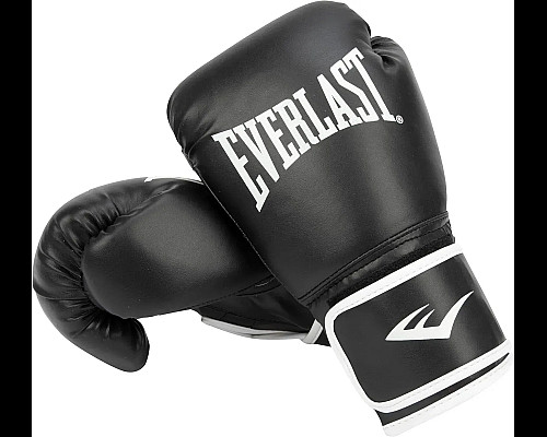 Боксерські рукавиці Everlast CORE 2 TRAINING GLOVE унцій L/XL, чорно-білі