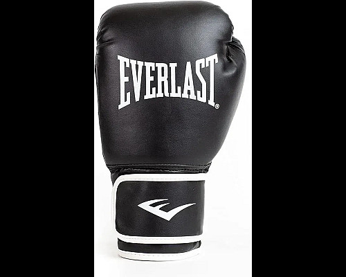 Боксерські рукавиці Everlast CORE 2 TRAINING GLOVE унцій L/XL, чорно-білі