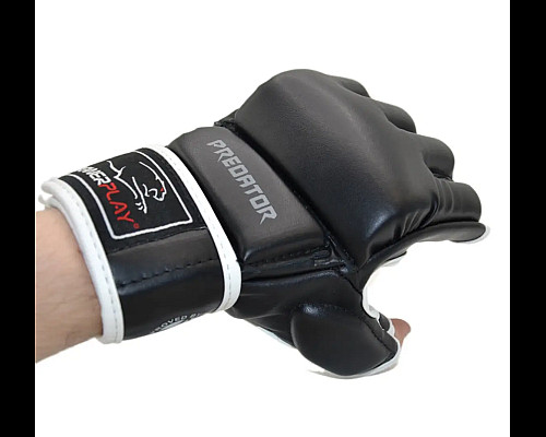 Рукавички для MMA PowerPlay 3056 розмір XL, чорні