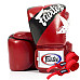 Рукавички боксерські з бинтами Fairtex BGV1 Nation Print 14 унцій, червоні